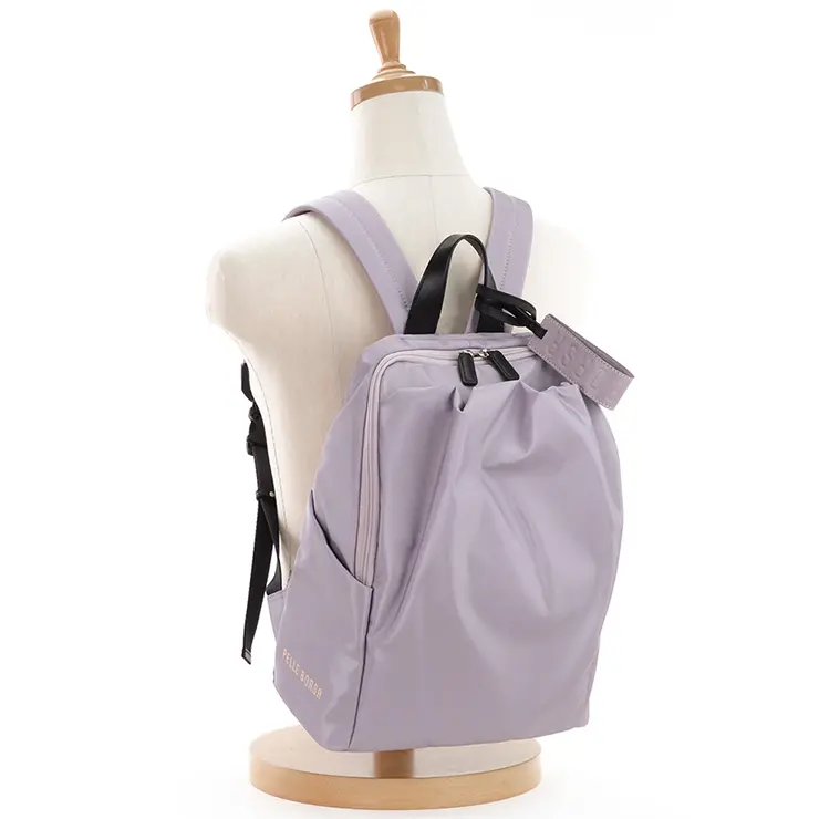 PELLE BORSA ペレボルサ チアーズ A4 リュック モーヴ