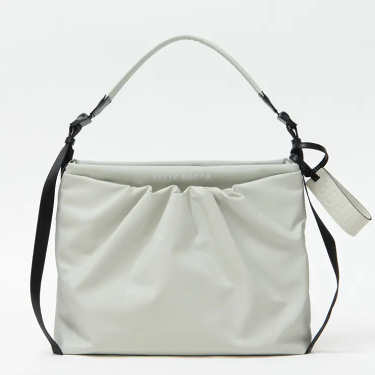 PELLE BORSA ペレボルサ チアーズ B5 ショルダーバッグ アイボリー