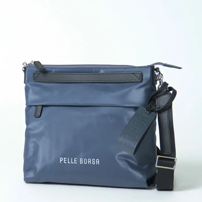 PELLE BORSA ペレボルサ Cheers ショルダーバッグ ネイビー