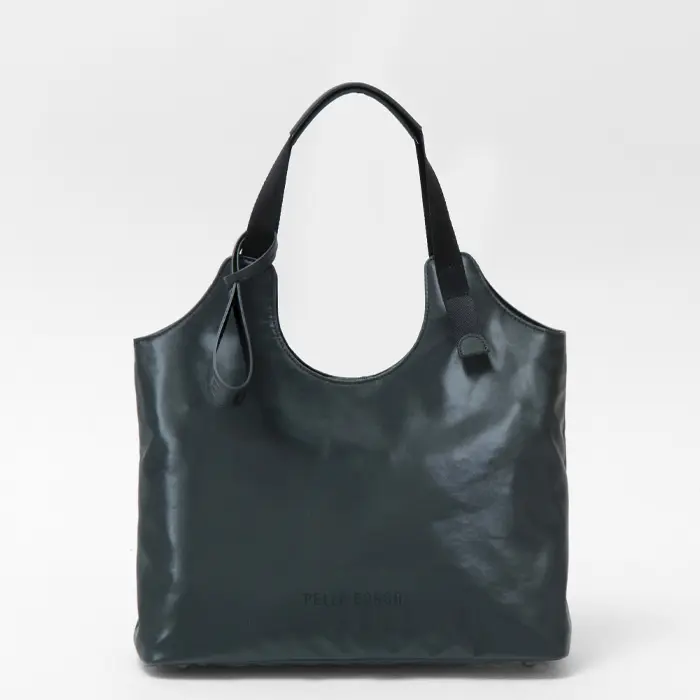 PELLE BORSA ペレボルサ チアーズ  A4トートバッグ ブラック