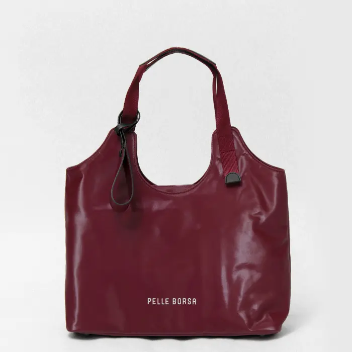 PELLE BORSA ペレボルサ チアーズ  A4トートバッグ マルーン