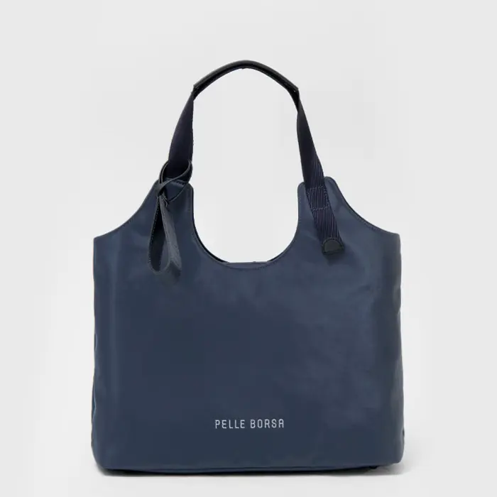 PELLE BORSA ペレボルサ チアーズ  A4トートバッグ ネイビー