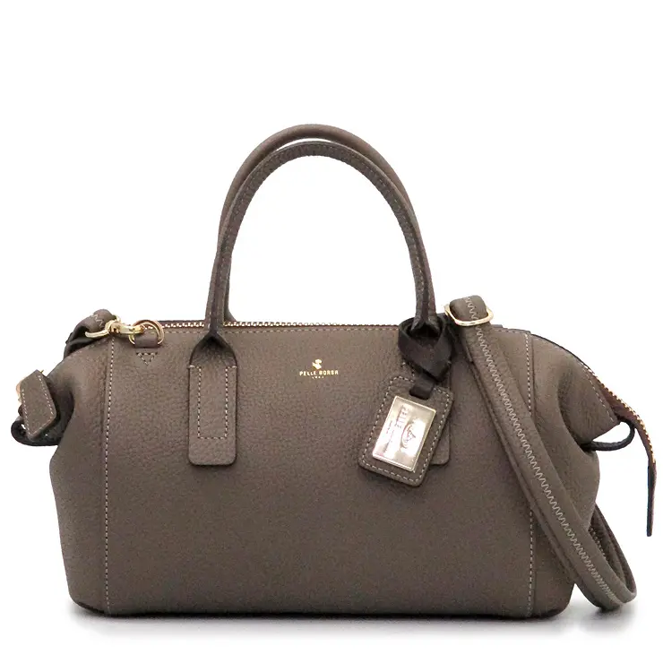 PELLE BORSA ペレボルサ レネット 2way ボストンバッグ トープ