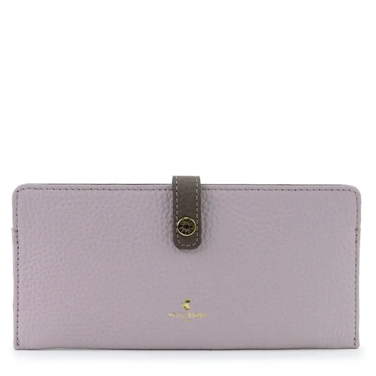 PELLE BORSA ペレボルサ Reinette Goods シュリンクレザー スリムウォレット ライラック
