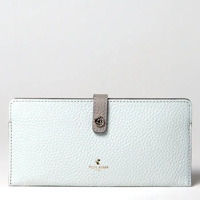 PELLE BORSA ペレボルサ Reinette Goods シュリンクレザー スリムウォレット オフホワイト