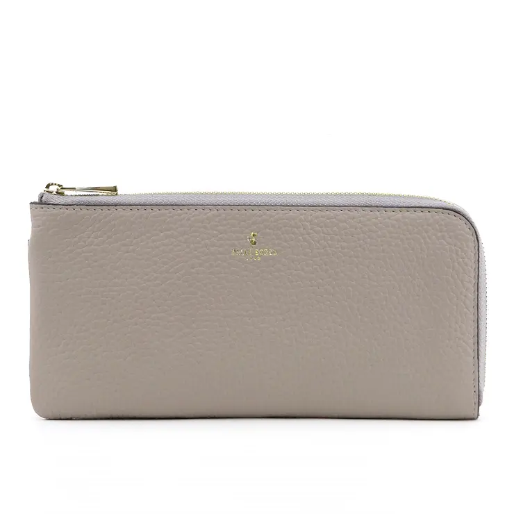 PELLE BORSA ペレボルサ レネットグッズ L字ファスナー 長財布 グレージュ