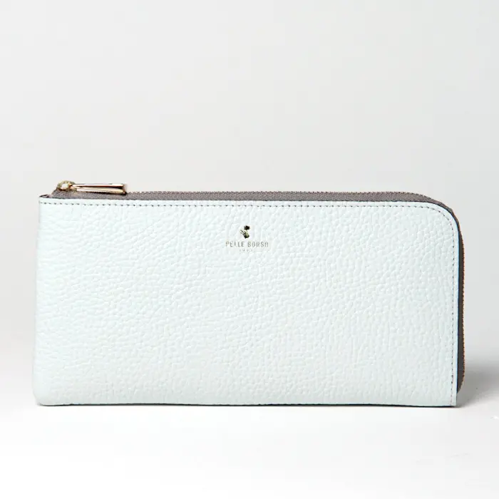 PELLE BORSA ペレボルサ レネットグッズ L字ファスナー 長財布 オフホワイト