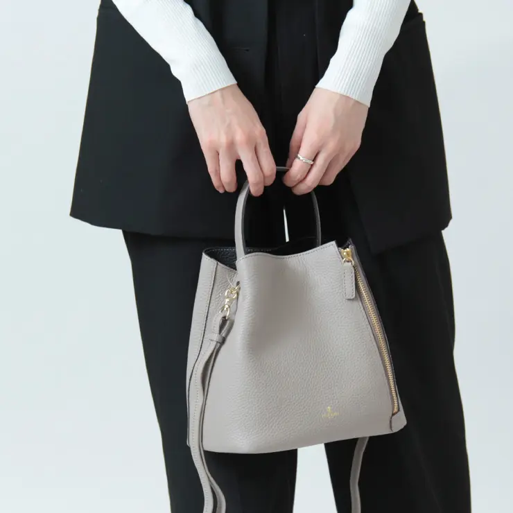 PELLE BORSA ペレボルサ Reinette レザー 2way ショルダーバッグ