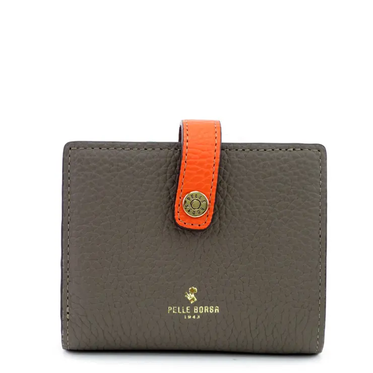 PELLE BORSA ペレボルサ レネットグッズ 二つ折り財布 トープ