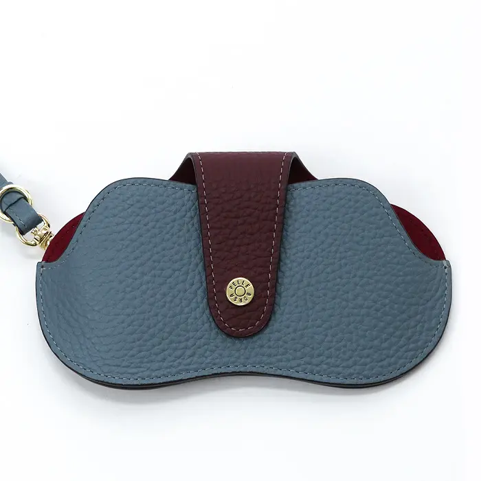 PELLE BORSA ペレボルサ レネットグッズ メガネケース ブルーグレー