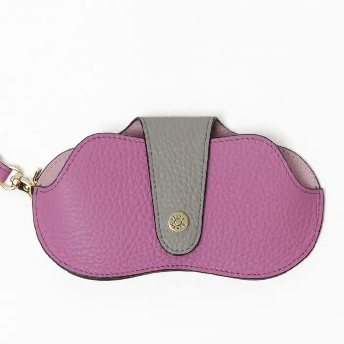 PELLE BORSA ペレボルサ レネットグッズ メガネケース モーヴ/グレージュ