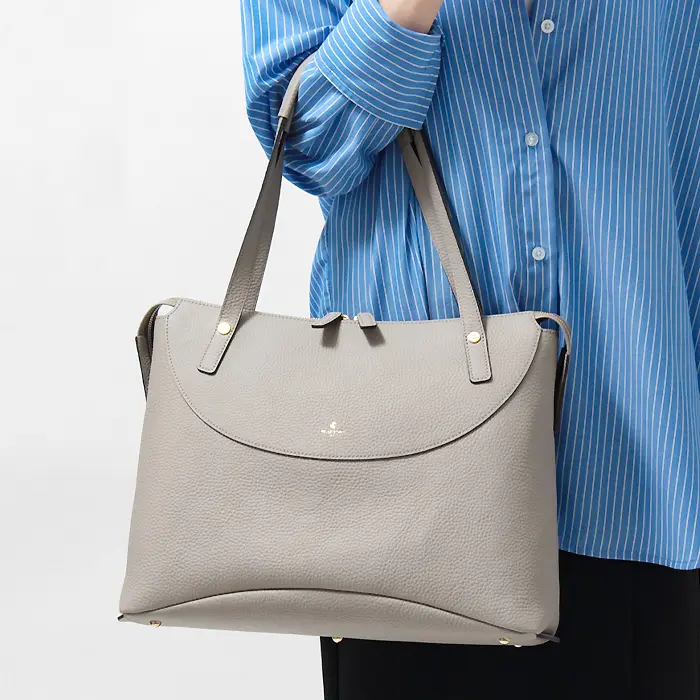 PELLE BORSA ペレボルサ Reinette レザー トートバッグ