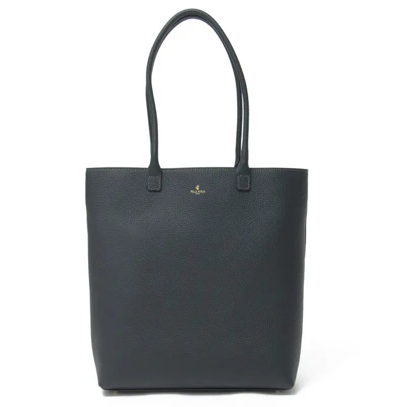 PELLE BORSA ペレボルサ Reinette レザー トートバッグ ブラック