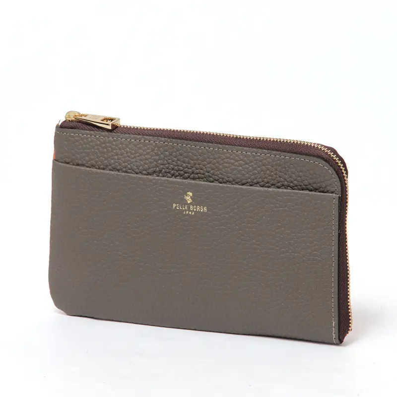 PELLE BORSA ペレボルサ REINETTE GOODS シュリンクレザー L字ファスナー 長財布
