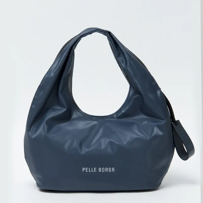 PELLE BORSA ペレボルサ チアーズ ラウンドトート ネイビー