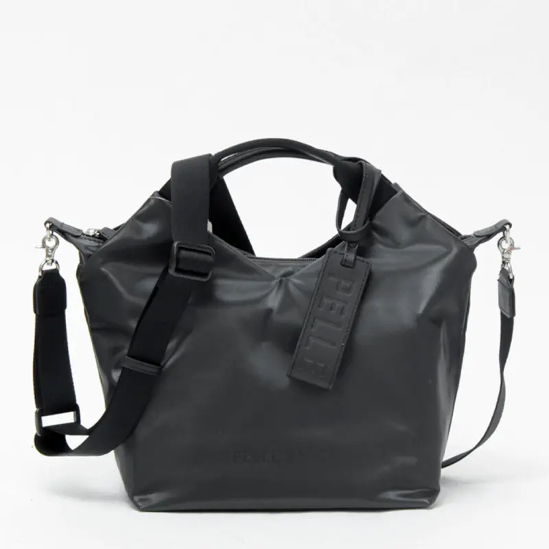 PELLE BORSA ペレボルサ チアーズ 2WAYハンドバッグ ブラック