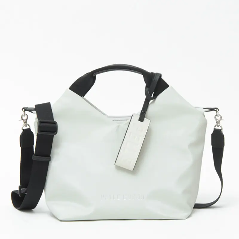 PELLE BORSA ペレボルサ チアーズ 2WAYハンドバッグ アイボリー