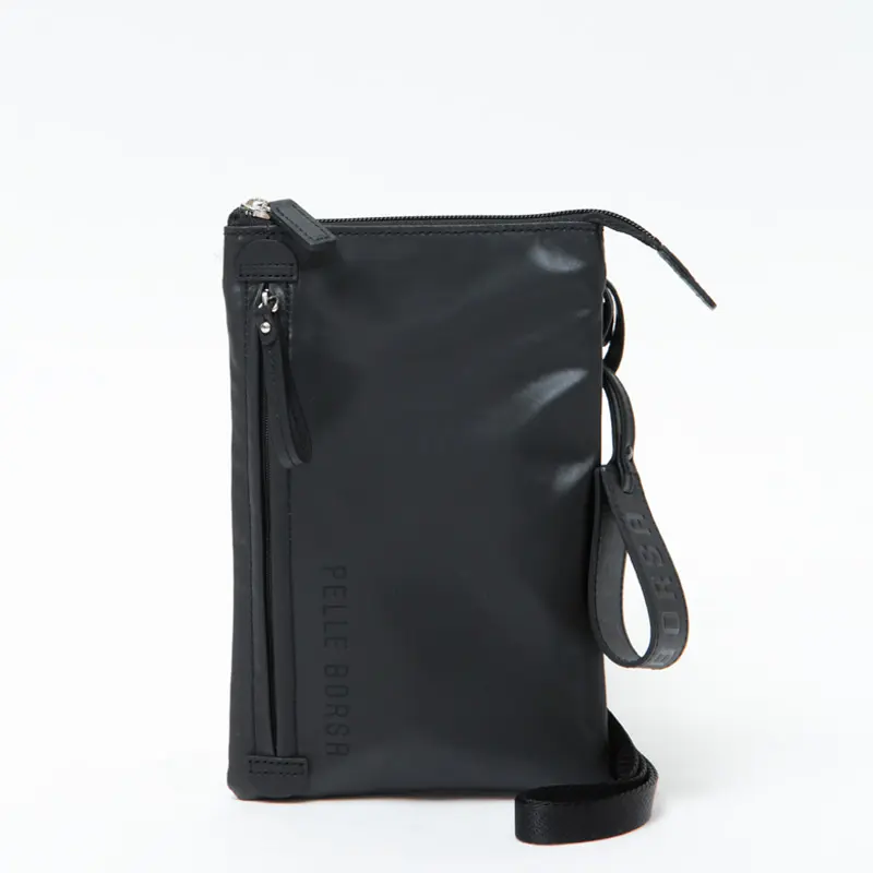 PELLE BORSA ペレボルサ チアーズ 縦型ショルダーバッグ ブラック
