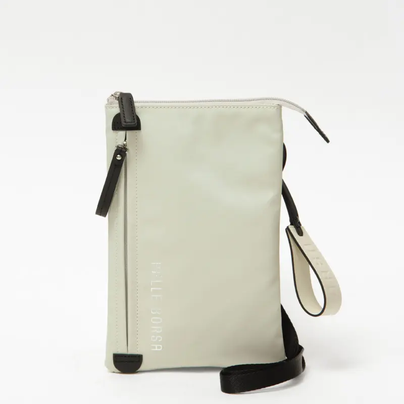 PELLE BORSA ペレボルサ チアーズ 縦型ショルダーバッグ アイボリー