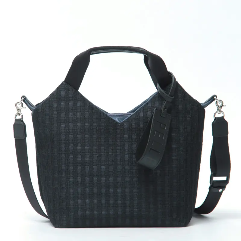 PELLE BORSA ペレボルサ Breezia 2way ハンドバッグ ネイビー