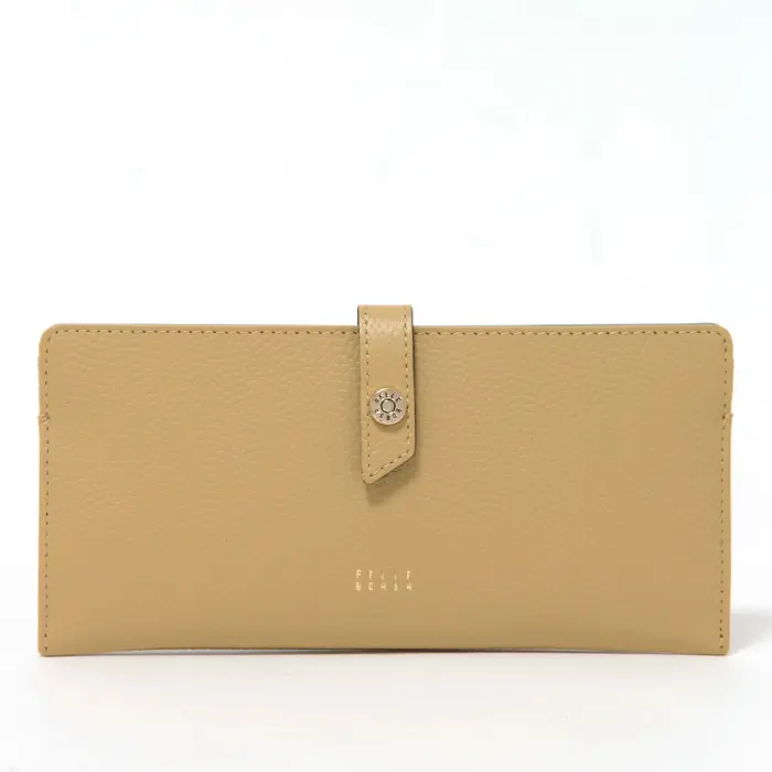 PELLE BORSA ペレボルサ フィーネグッズ スリムウォレット エクルーベージュ