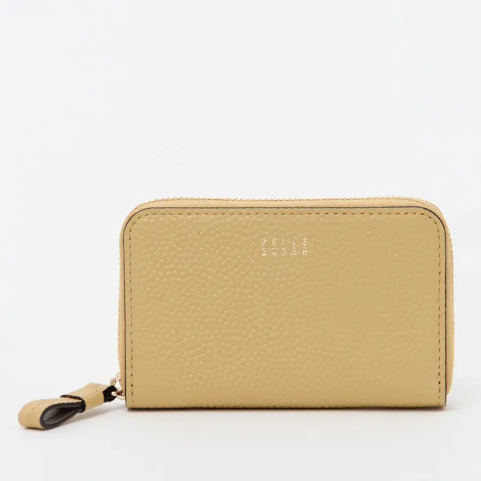 PELLE BORSA ペレボルサ フィーネグッズ コンパクト財布 エクルーベージュ