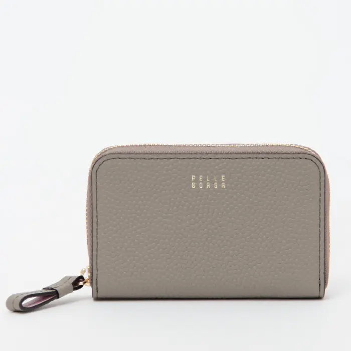 PELLE BORSA ペレボルサ フィーネグッズ コンパクト財布 トープ