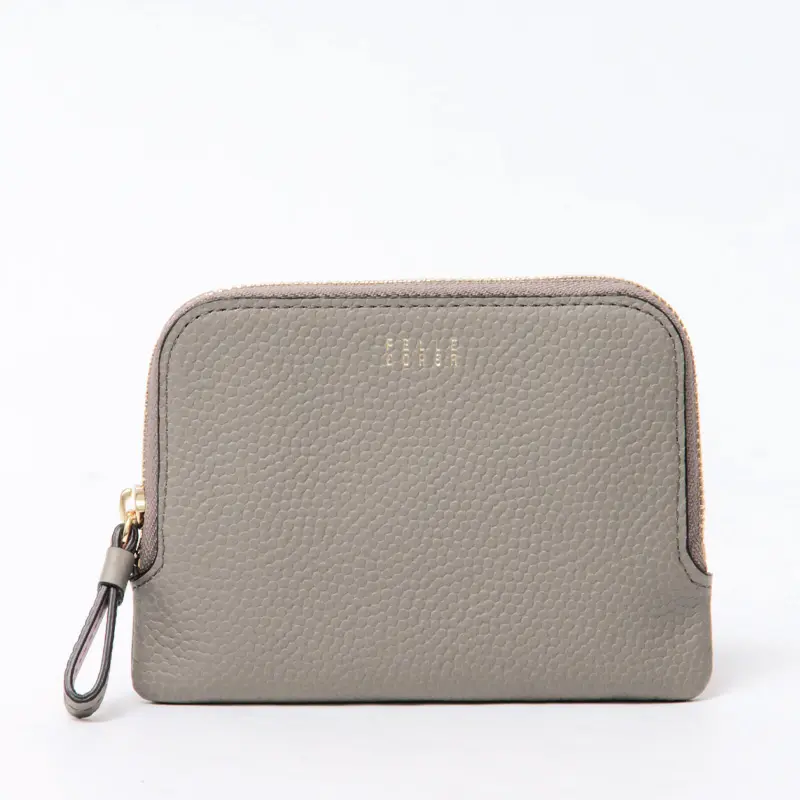 PELLE BORSA ペレボルサ FINE GOODS ラウンドファスナー ミニ財布 トープ