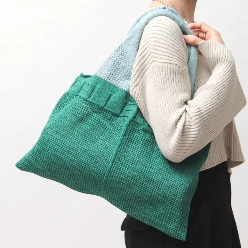 PELLE BORSA ペレボルサ KNIT BAG ニットメッシュ トートバッグ