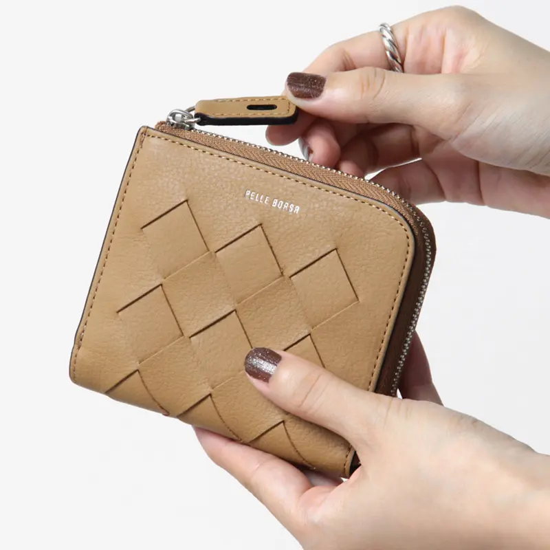 Chrono Weave メッシュL字ファスナー ミニ財布