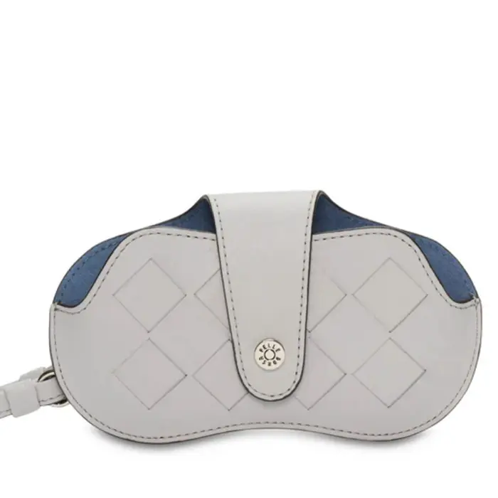 PELLE BORSA ペレボルサ CHRONO WEAVE  イントレチャート ストラップ付きめがねケース
