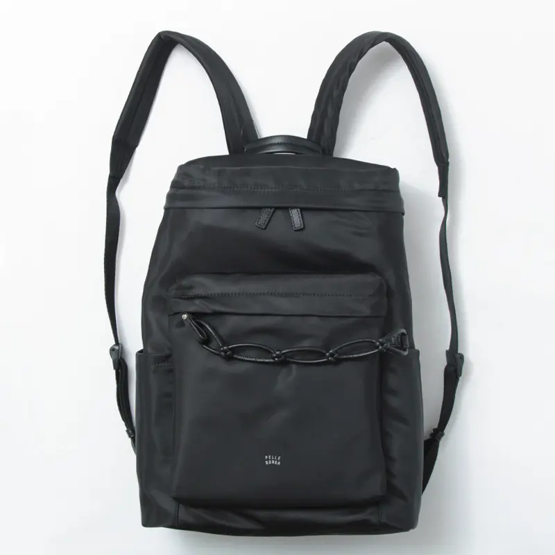 PELLE BORSA ペレボルサ BLOOM スクエア リュック ブラック