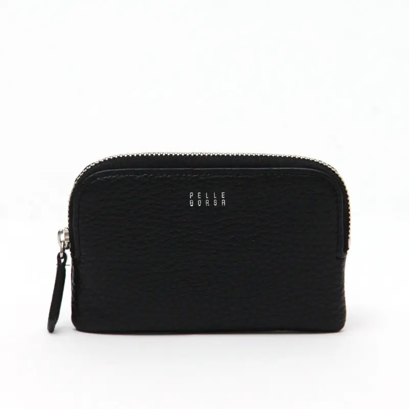 PELLE BORSA ペレボルサ Largo ラウンドファスナー キーケース ブラック
