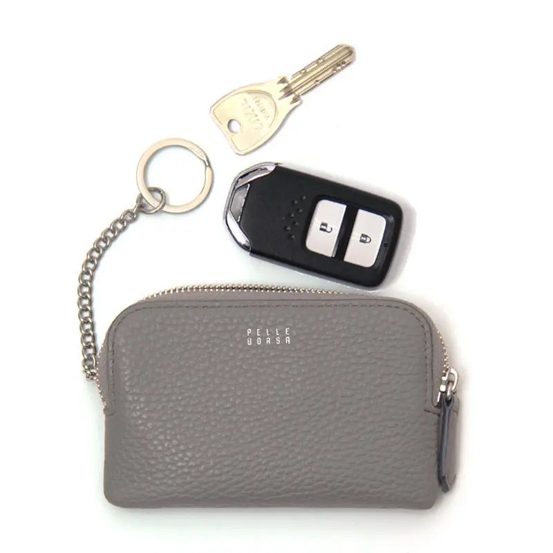 PELLE BORSA ペレボルサ Largo ラウンドファスナー キーケース トープ