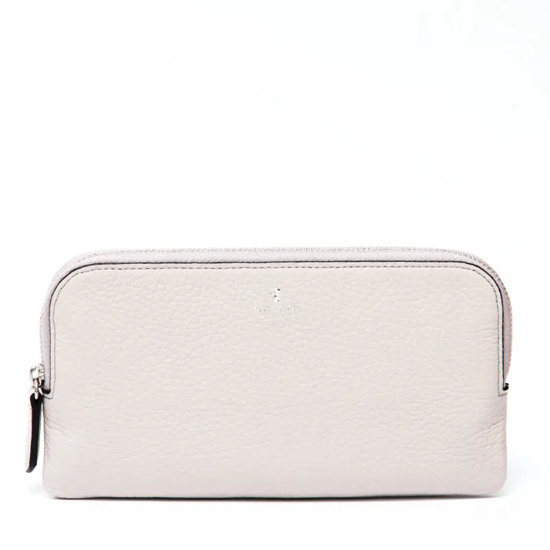 PELLE BORSA ペレボルサ Comfy ラウンドファスナー コンパクト 長財布 スモーキーホワイト