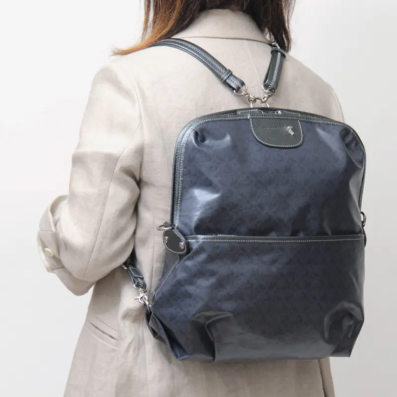 PELLE BORSA ペレボルサ Alive モノグラムジャガード 2way リュック