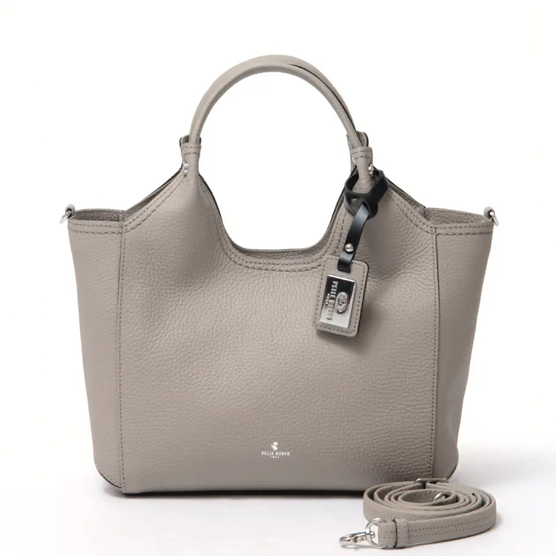 PELLE BORSA ペレボルサ Reinette（レネット） 2way トートバッグ グレージュ