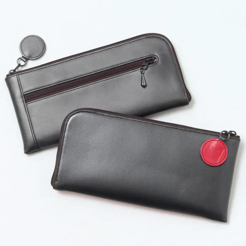 VAGRIE ヴァグリエ L字ファスナー スリムウォレット ダークブロンズ(0004)