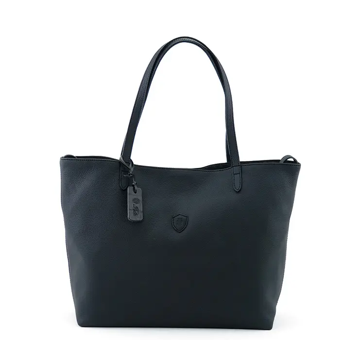 Felisi フェリージ レザー トートバッグ BLACK/D.GRAY