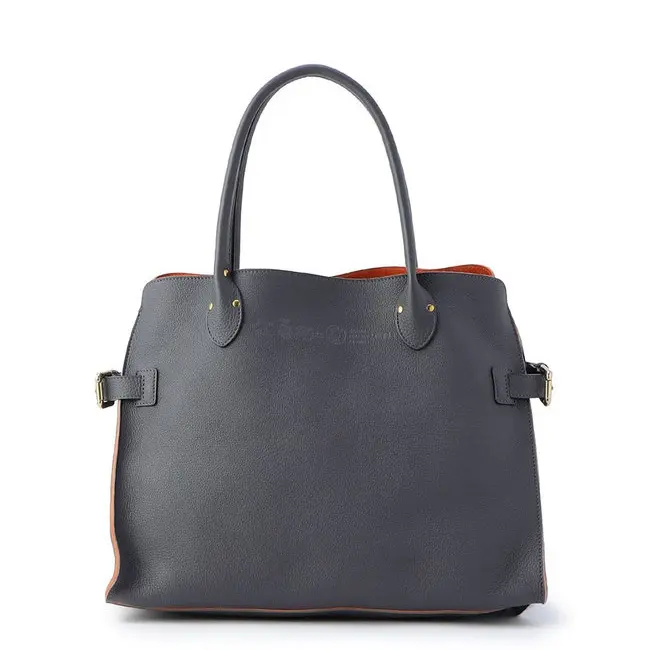 Felisi フェリージ STORICO レザー トートバッグ ASPHALT/ORANGE