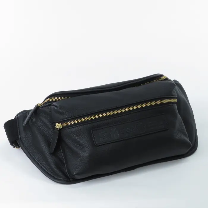 Felisi フェリージ レザー ボディバッグ BLACK/D.GREY