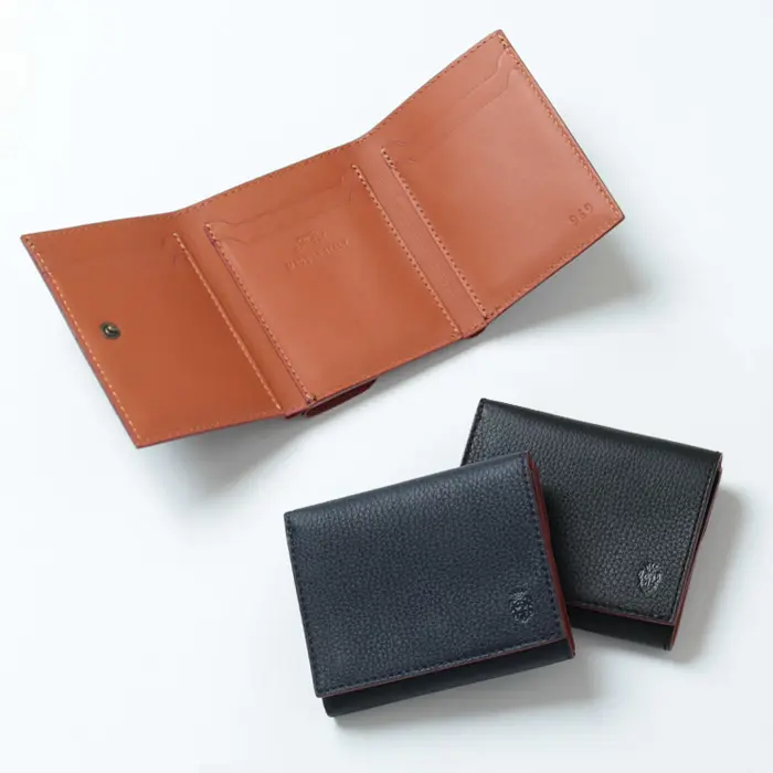 Felisi フェリージ レザー 三つ折り ミニ財布