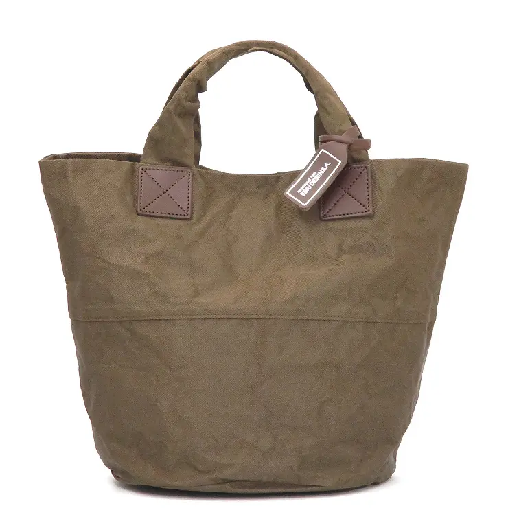 Beau Dessin S.A. ボーデッサン アルミボンディング バケツ型トートバッグ カーキ