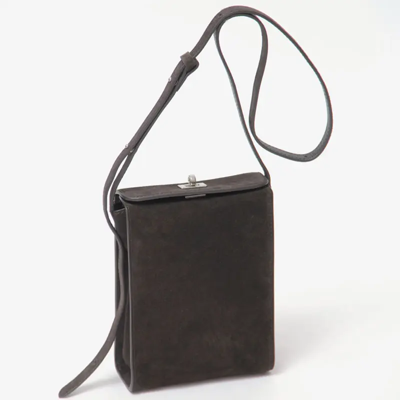 ORSETTO オルセット TESORO 本革 ミニショルダーバッグ D.BROWN