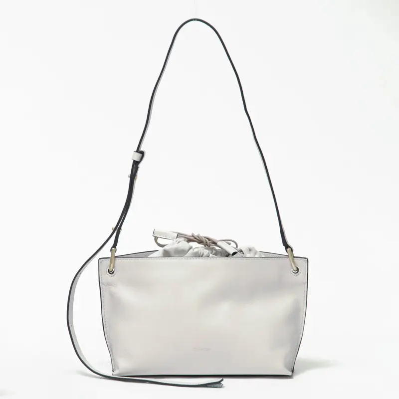 ORSETTO オルセット BARCA レザー ショルダーバッグ IVORY