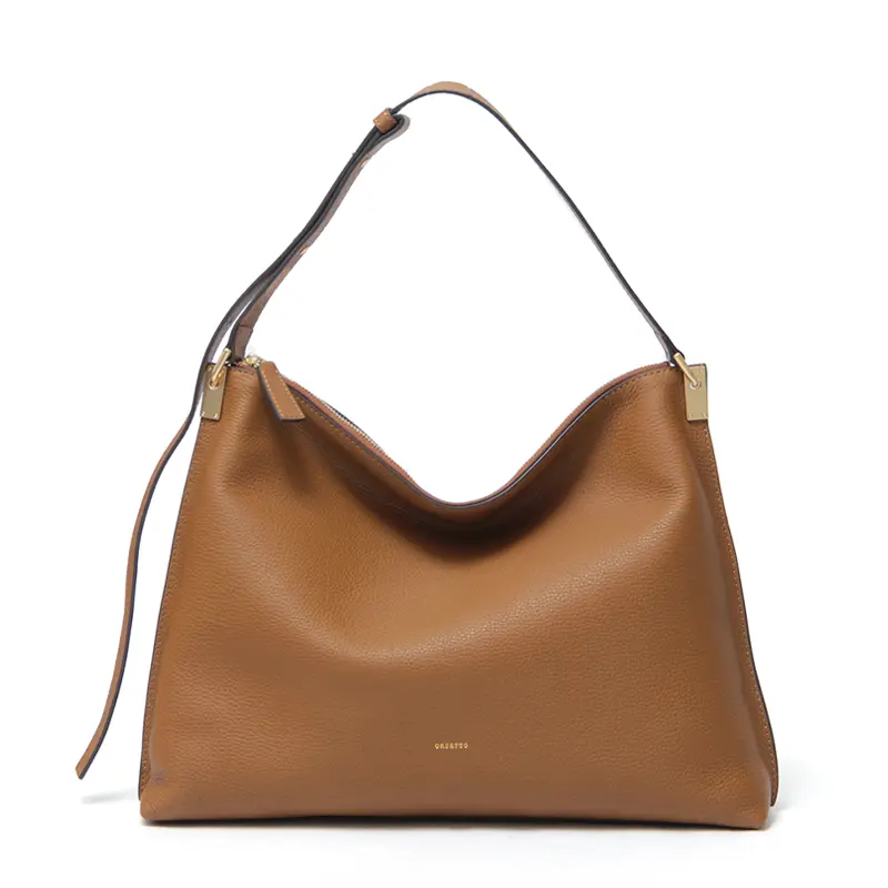 ORSETTO オルセット OPACO シュリンクレザー ショルダーバッグ CAMEL