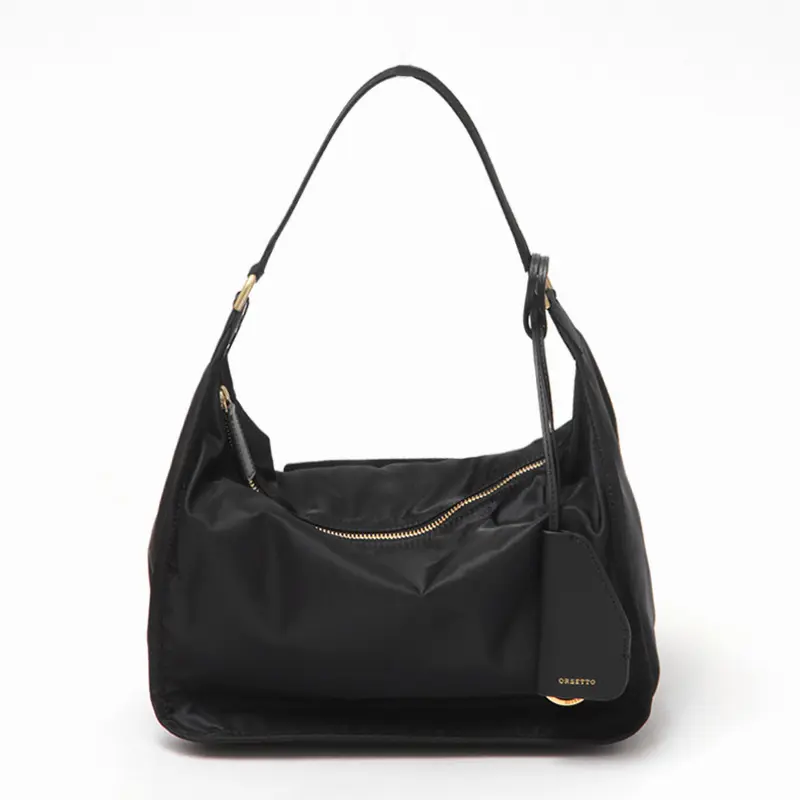 ORSETTO オルセット RASO ナイロン ワンショルダーバッグ BLACK