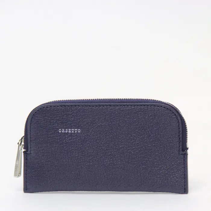 ORSETTO オルセット CAPRE レザー ミニ財布 NAVY
