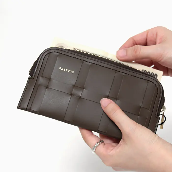 ORSETTO オルセット RETE イントレチャート レザー 長財布