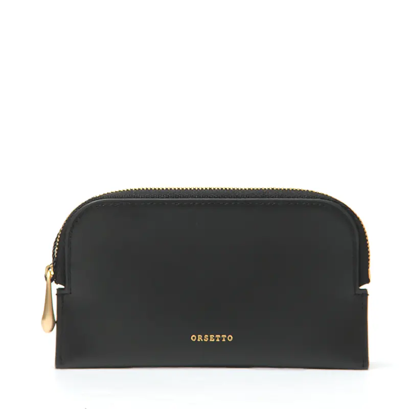 ORSETTO オルセット STILLA スムースレザー フラグメントケース ショート BLACK